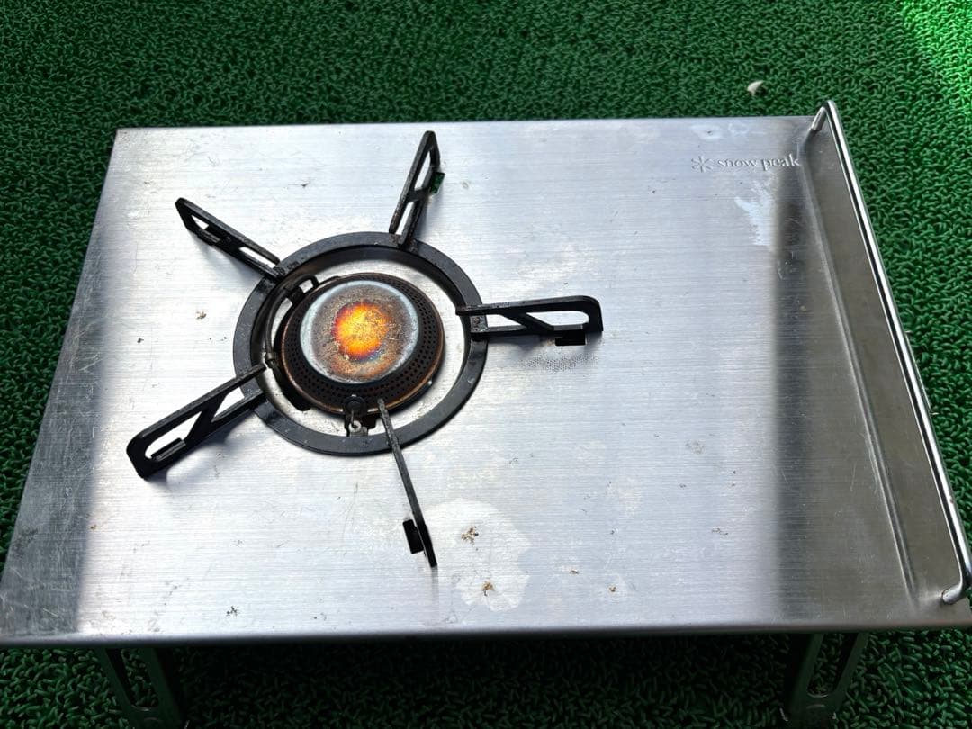【メンテナンス済み】スノーピーク 廃盤品 ギガパワープレートバーナーLI