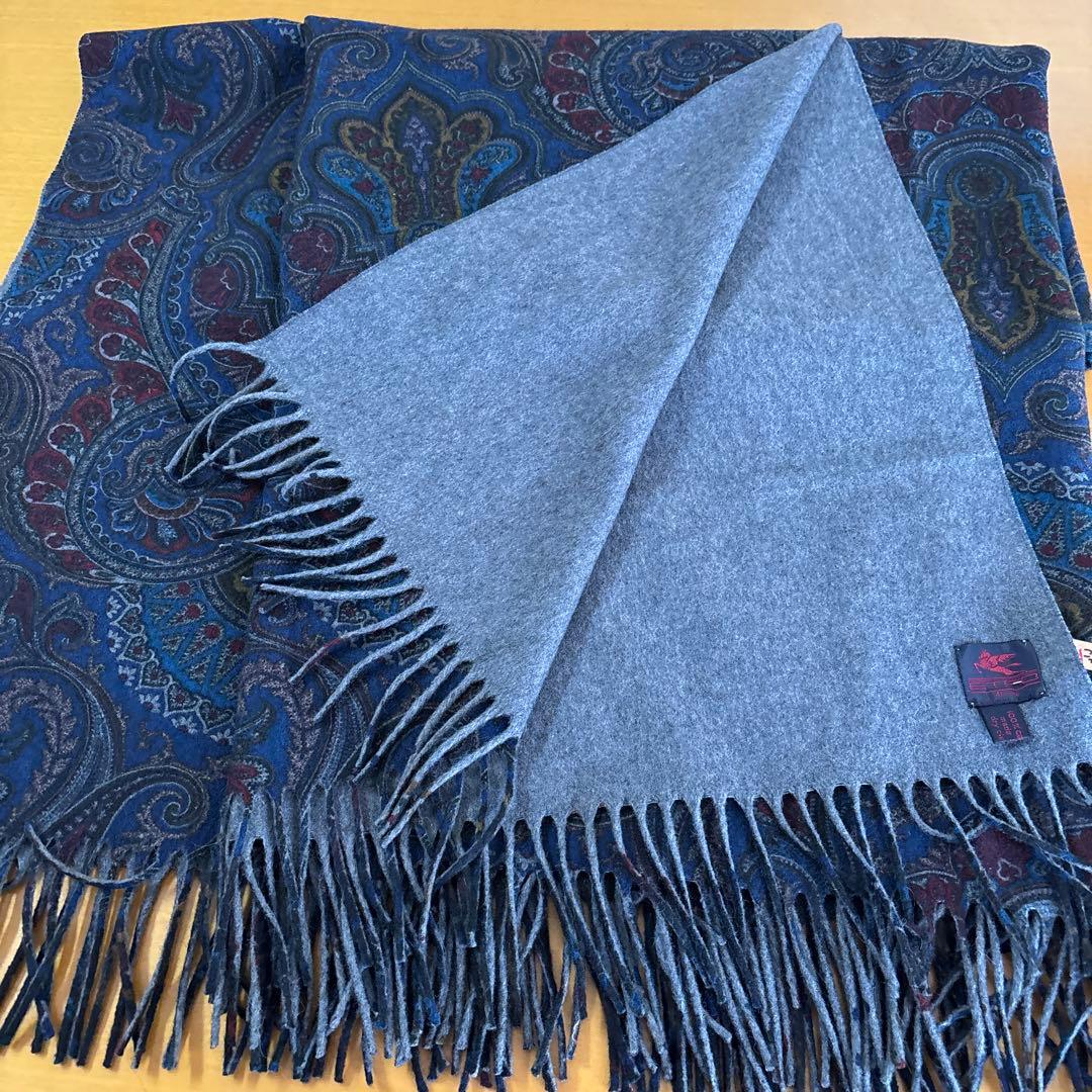 ETRO エトロ　ショール　マフラー　ストール　膝掛け　リバーシブル　大判