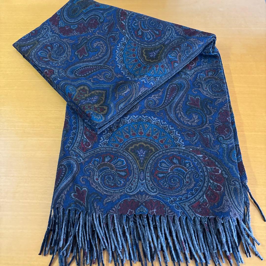 ETRO エトロ　ショール　マフラー　ストール　膝掛け　リバーシブル　大判