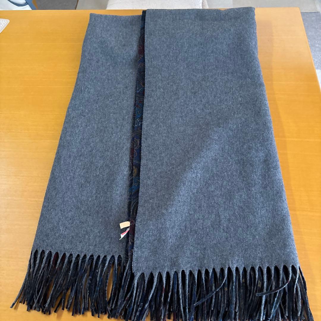 ETRO エトロ　ショール　マフラー　ストール　膝掛け　リバーシブル　大判