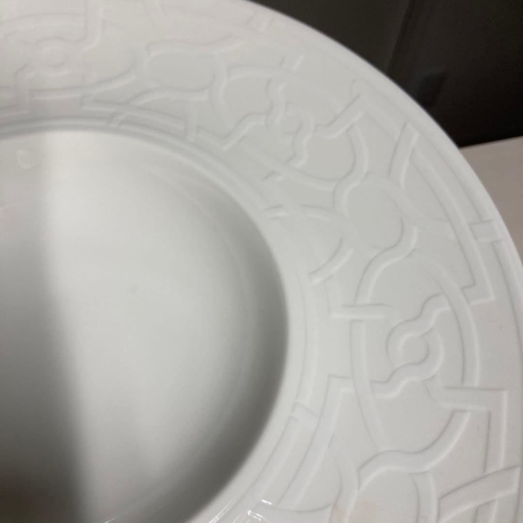 Villeroy & Boch ホワイトエンボス皿3枚セット