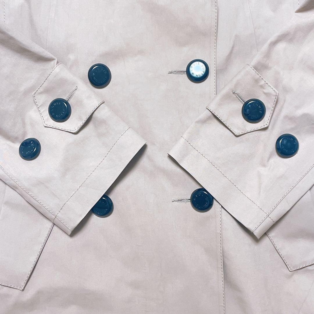 ルイヴィトン モノグラム トレンチコート ゴム引きコート 34