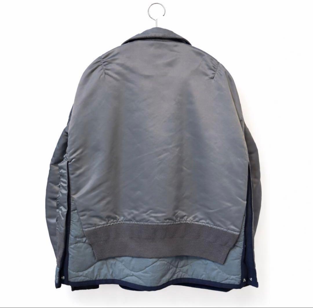 【〜2/8値下げ】sacai 22aw ナイロンツイルミックスブルゾン サイズ1