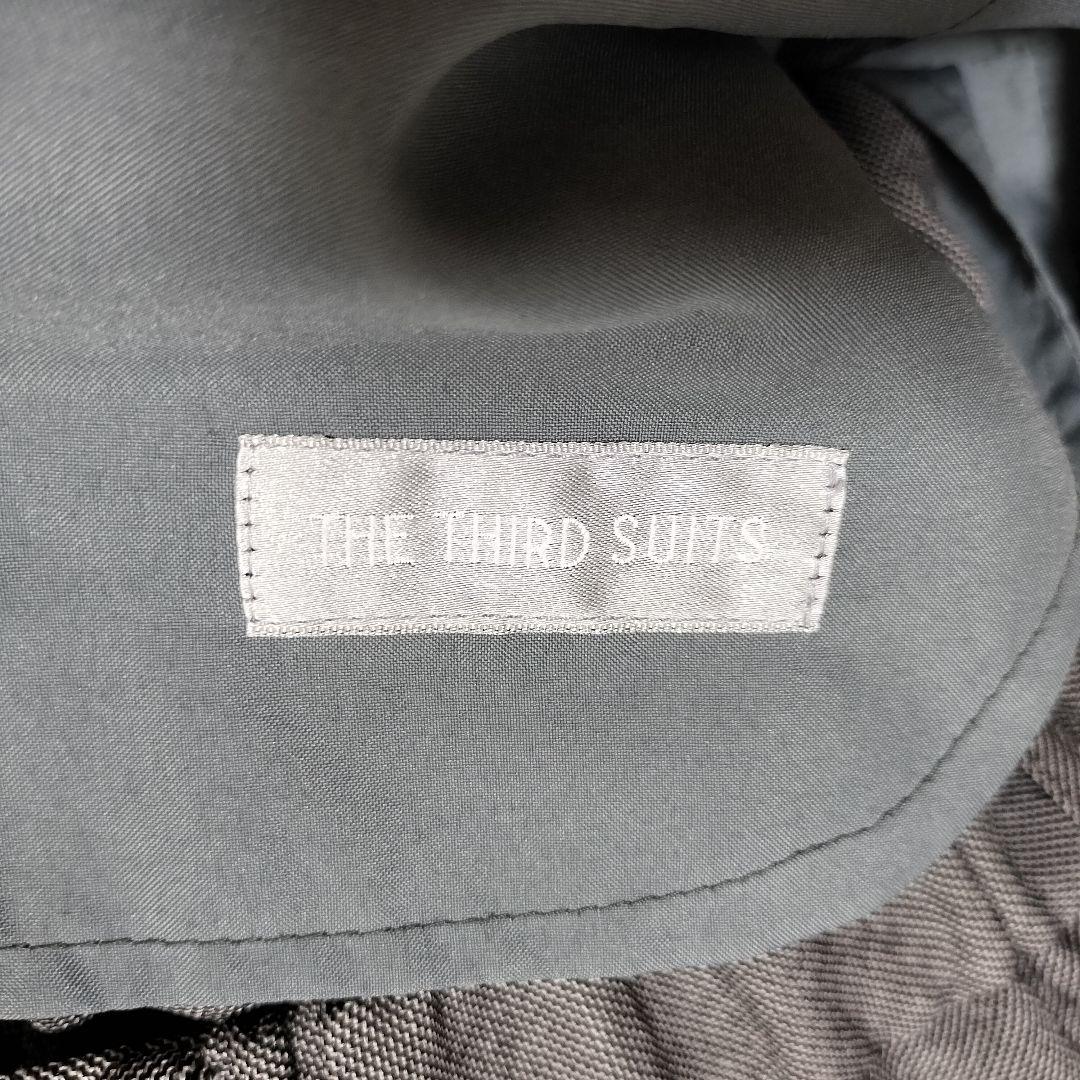 【美品】オリヒカライム ダブルジャケット ストレッチスーツ グレー