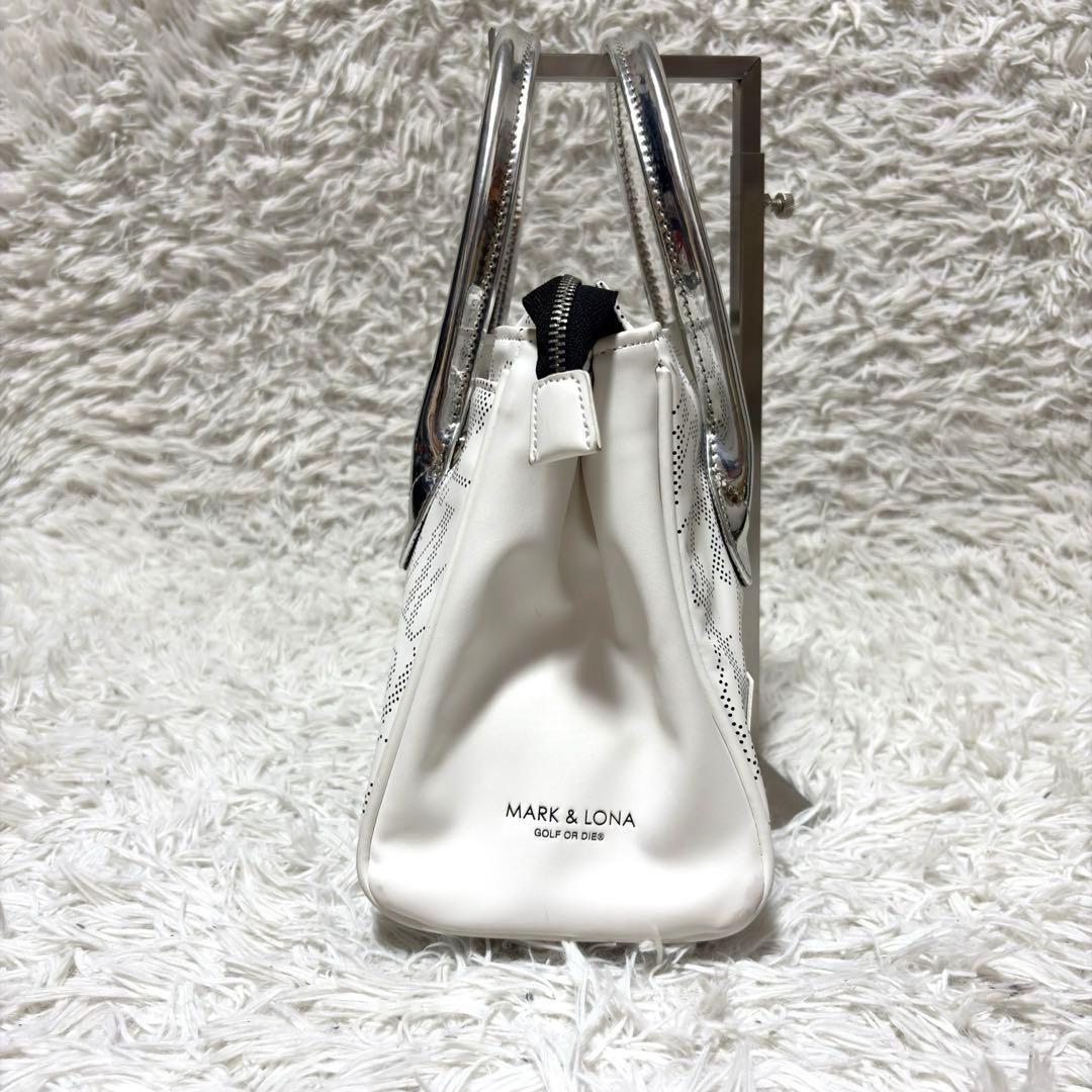 MARK&LONA ハンドバッグ ホワイト ユニセックス 木村拓哉着用モデル