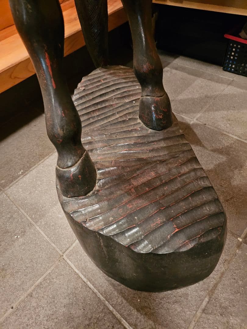 1本彫り　馬　馬像　置物　150センチ超え