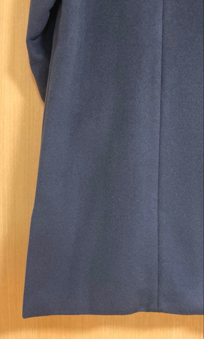 ☆極美品☆グリーンレーベル アンゴラビーバースリットノーカラーコート　38