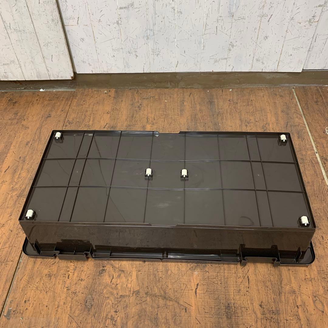 A-1 ② 【大容量】ベッド下収納ケース キャスター付き ブラウン 収納ボックス