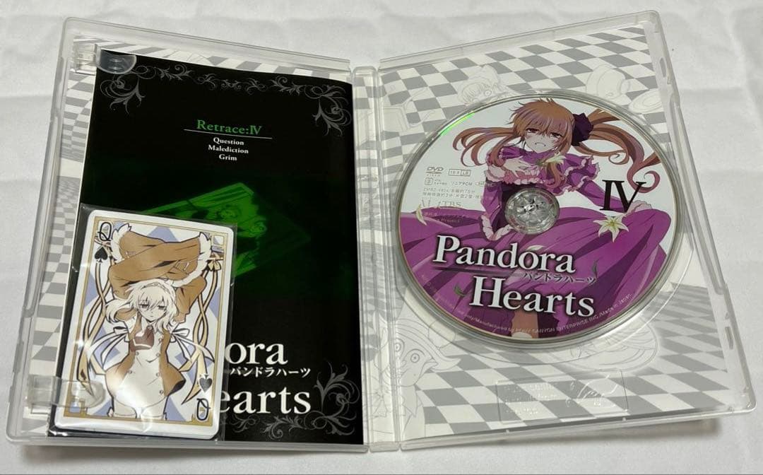 パンドラハーツ　アニメDVD 初回限定盤　未完セット　1巻〜7巻　トランプ付き