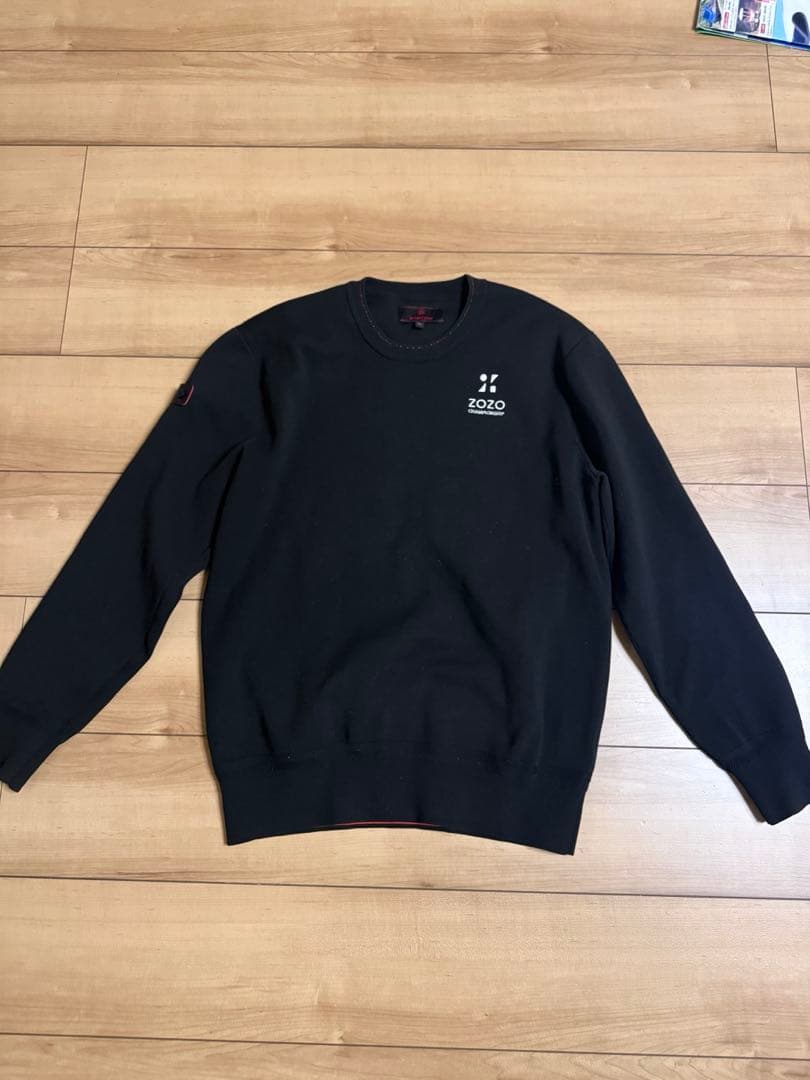 ZOZO Champion 長袖セーター 黒ブリーフィング