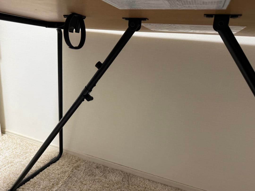 MUJI無印良品 折りたたみテーブル120cm オーク材/ダイニング/学習机