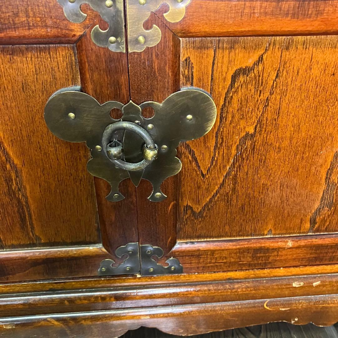 李朝　韓国　薬棚　アンティーク家具　タンス