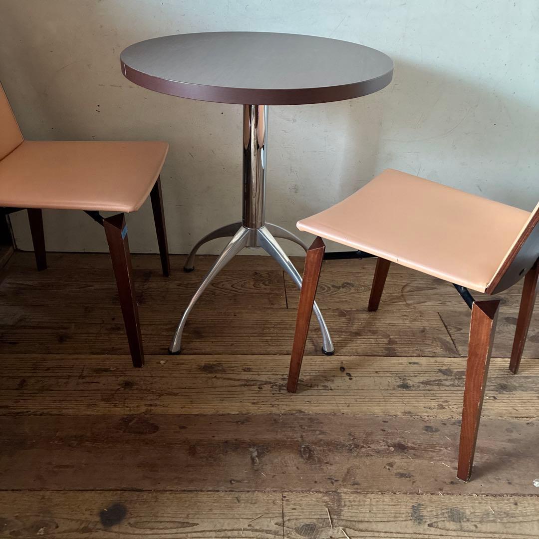 ユーズド カフェテーブル 丸 ラウンド