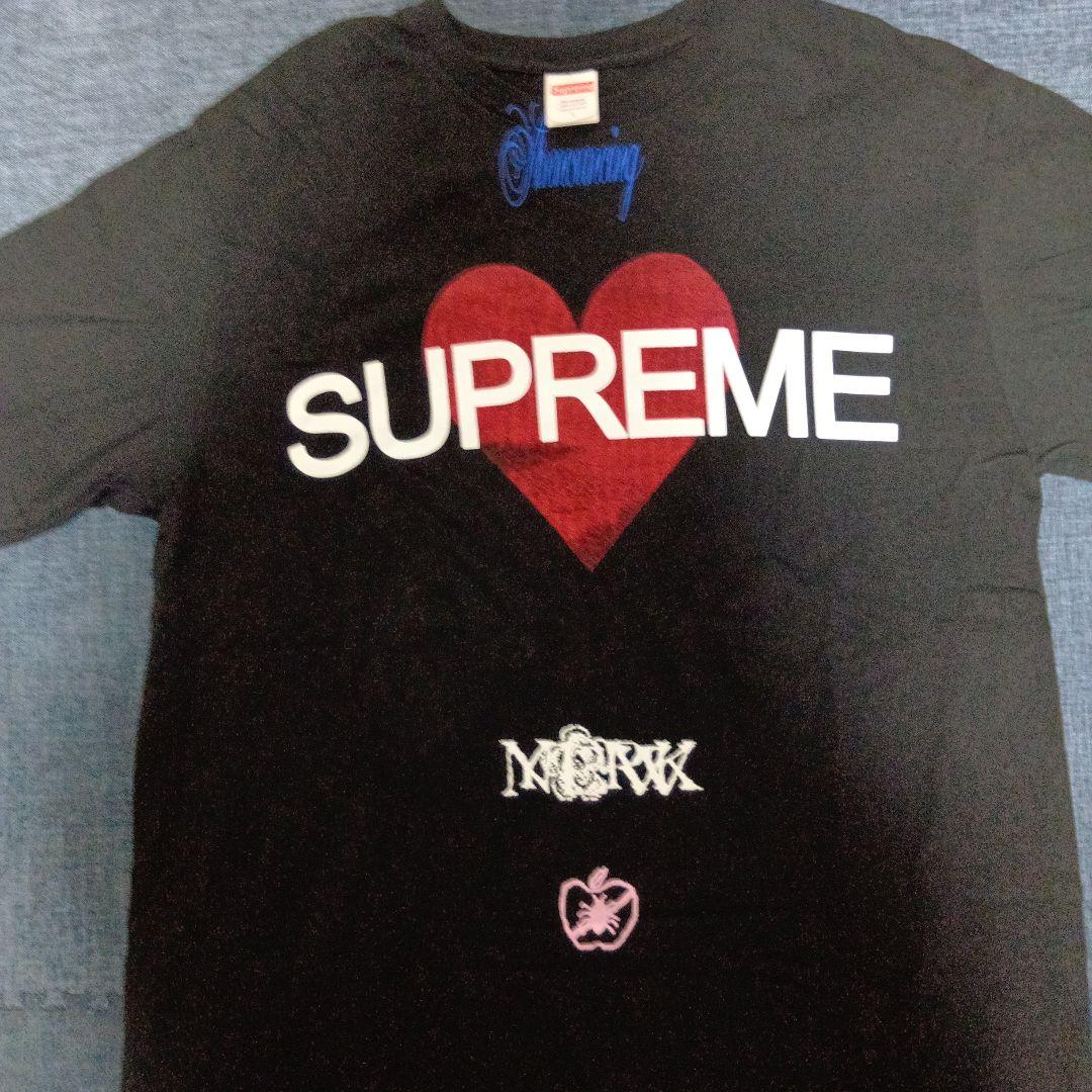 Supreme ハートデザイン Tシャツ