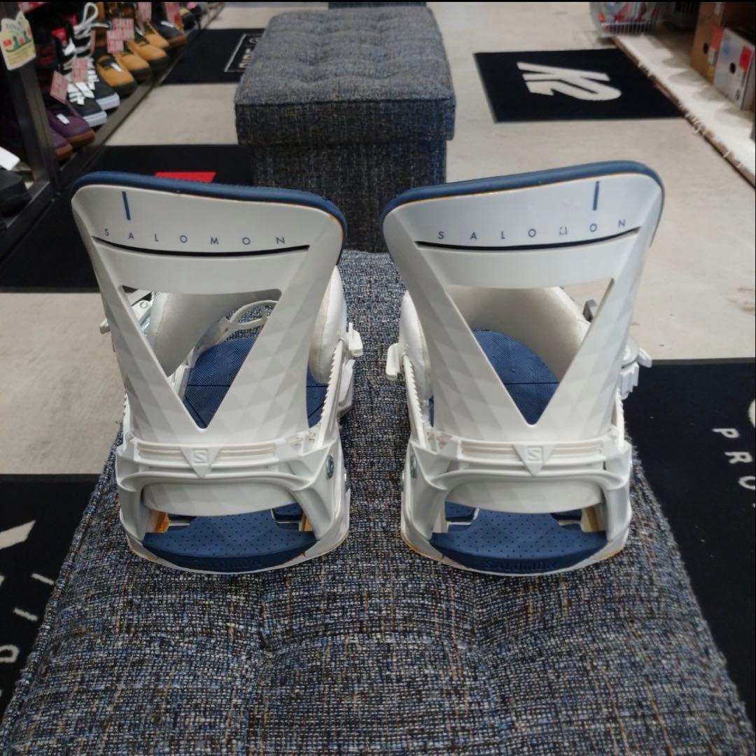 SALOMON スノーボードビンディング ホワイト