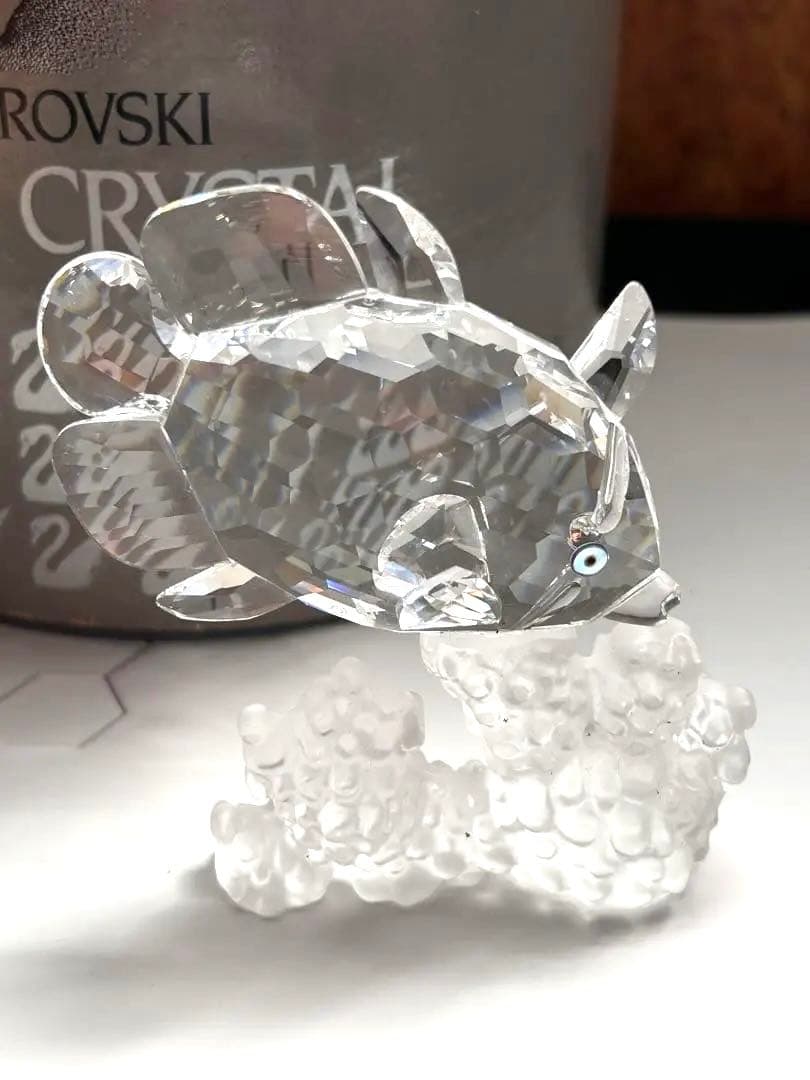 Swarovski スワロフスキー　バタフライフィッシュ　廃盤品　魚　置物