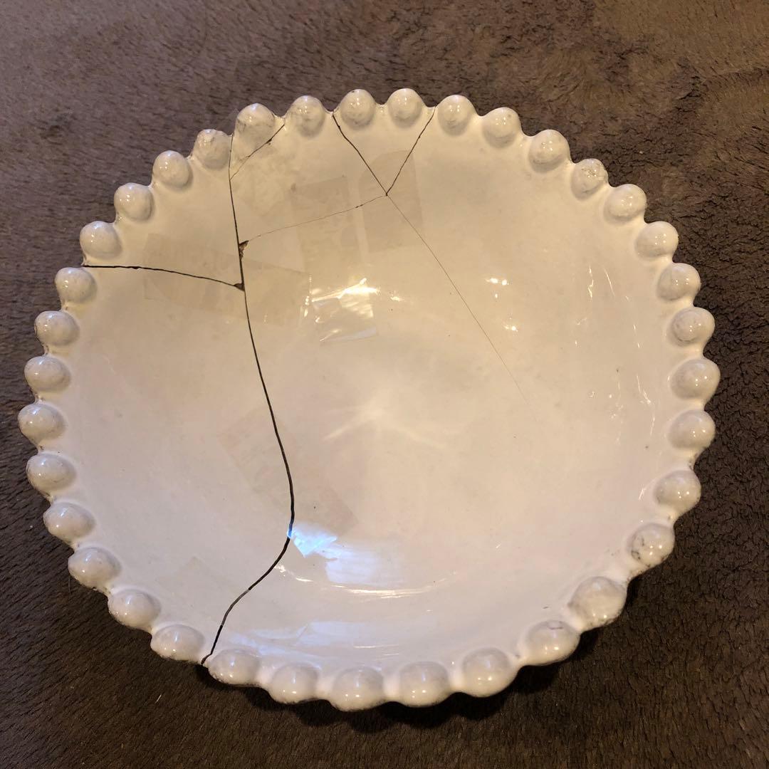 金継ぎ用　Adélaïde スモールスーププレート 16cm