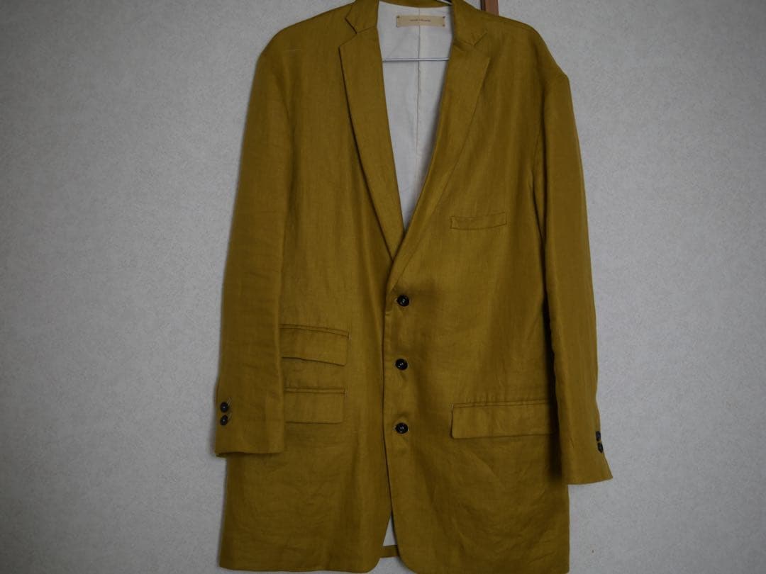 スズキタカユキ　suzuki takayuki チェスターコート マスタード 1