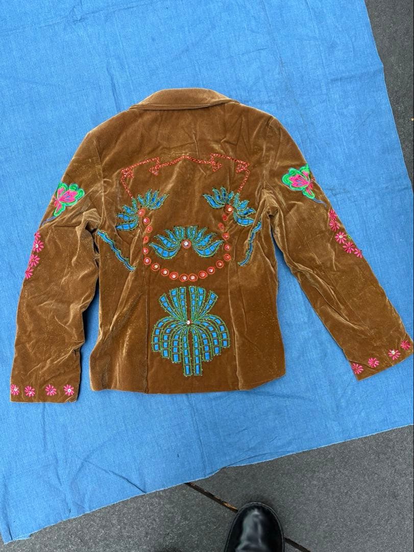 MARC JACOBS 刺繍入りベルベットジャケット サイズ4