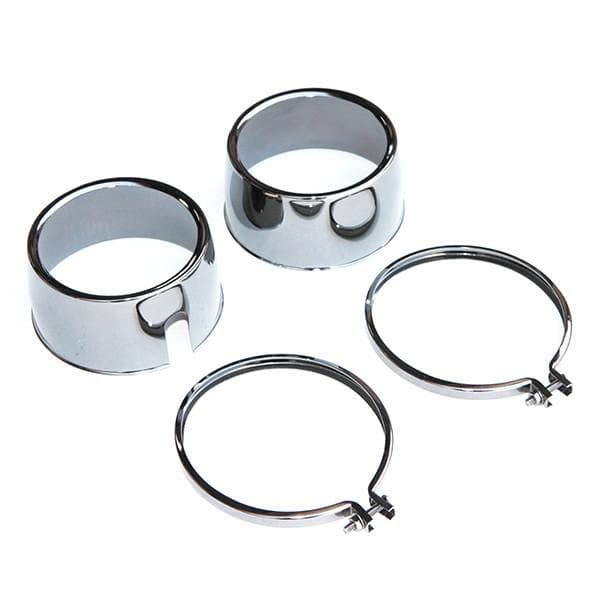 【345】 Z400FX メッキ メーターカバー セット 上下セット 新品