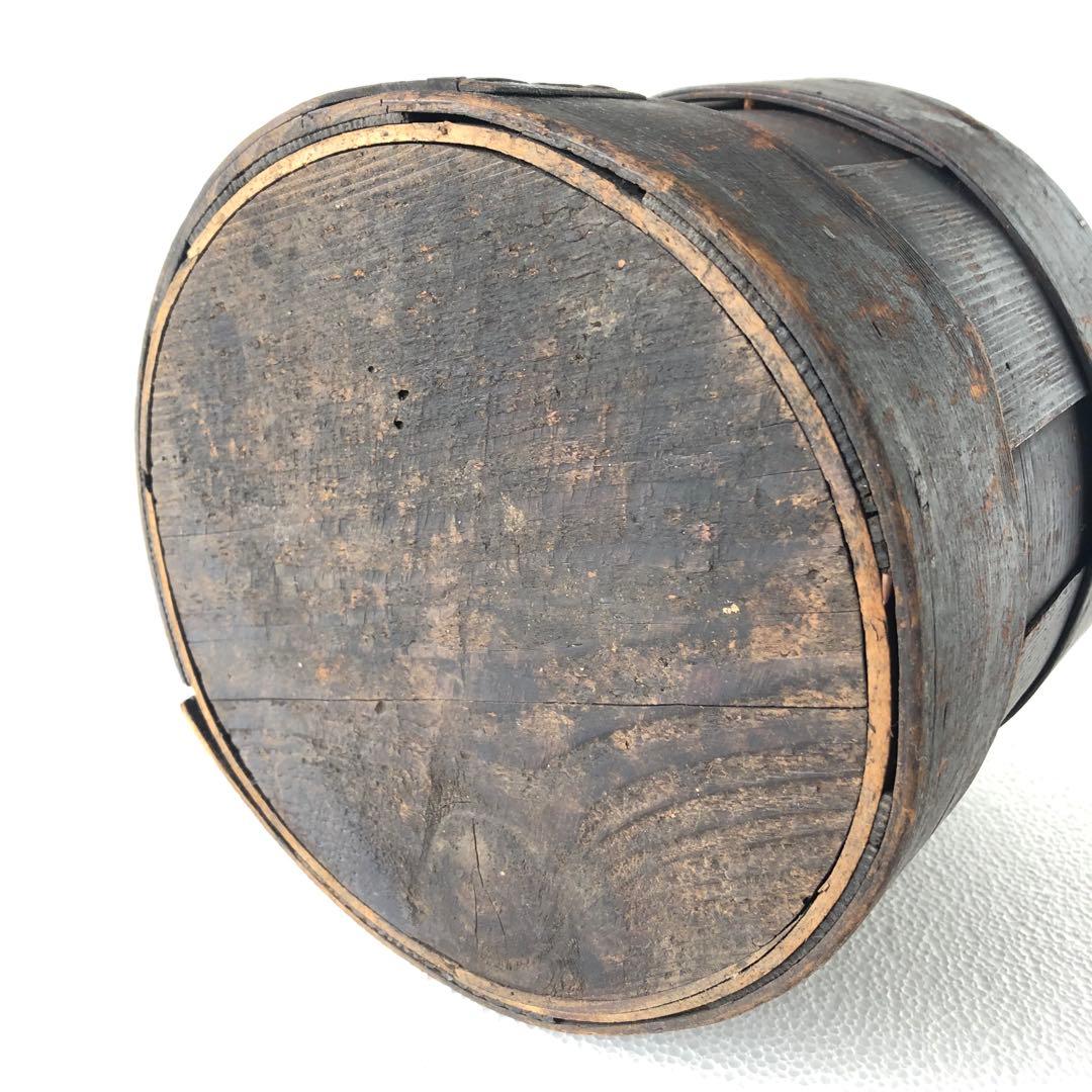 花器　古民藝　タカッポ　苧桶　李朝