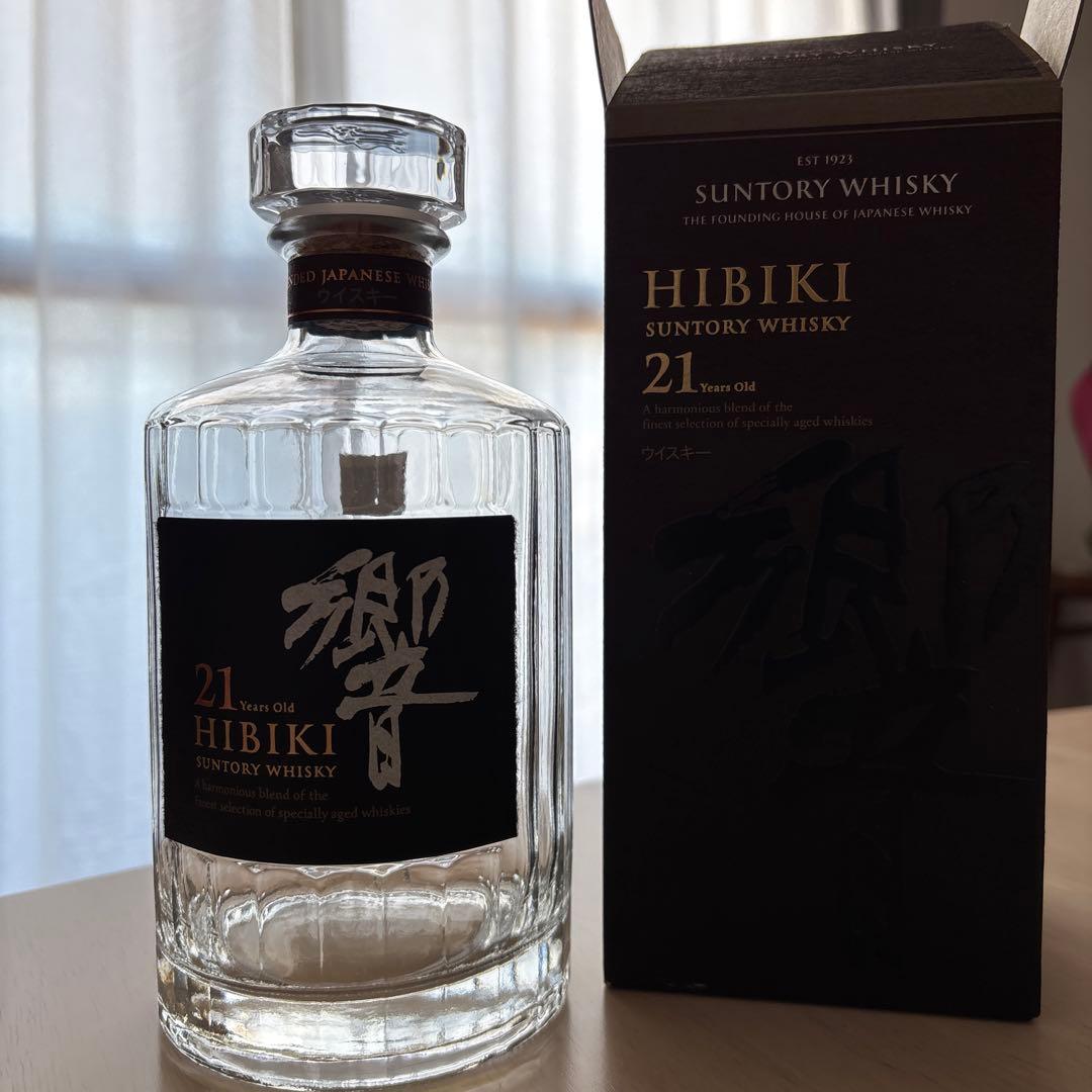 Hibiki 21年 サントリーウイスキー からビン　空箱