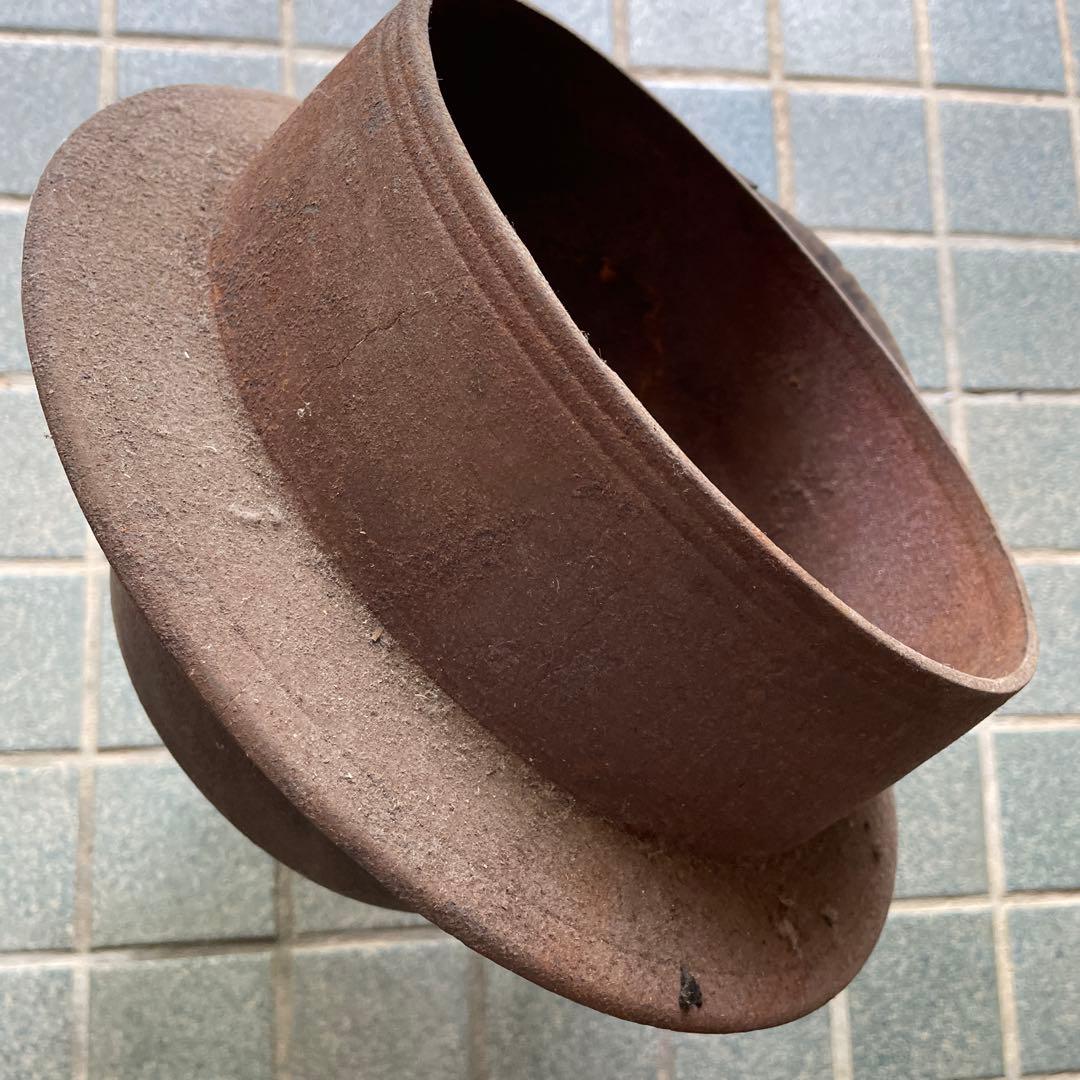 古い鉄製 羽釜 つば釜 はがま アンティーク