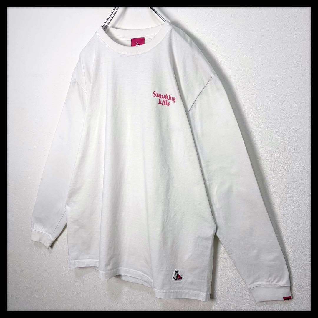 【美品】FR2 梅 エンジェル 天使 長袖Tシャツ ピンク 限定カラー 入手困難