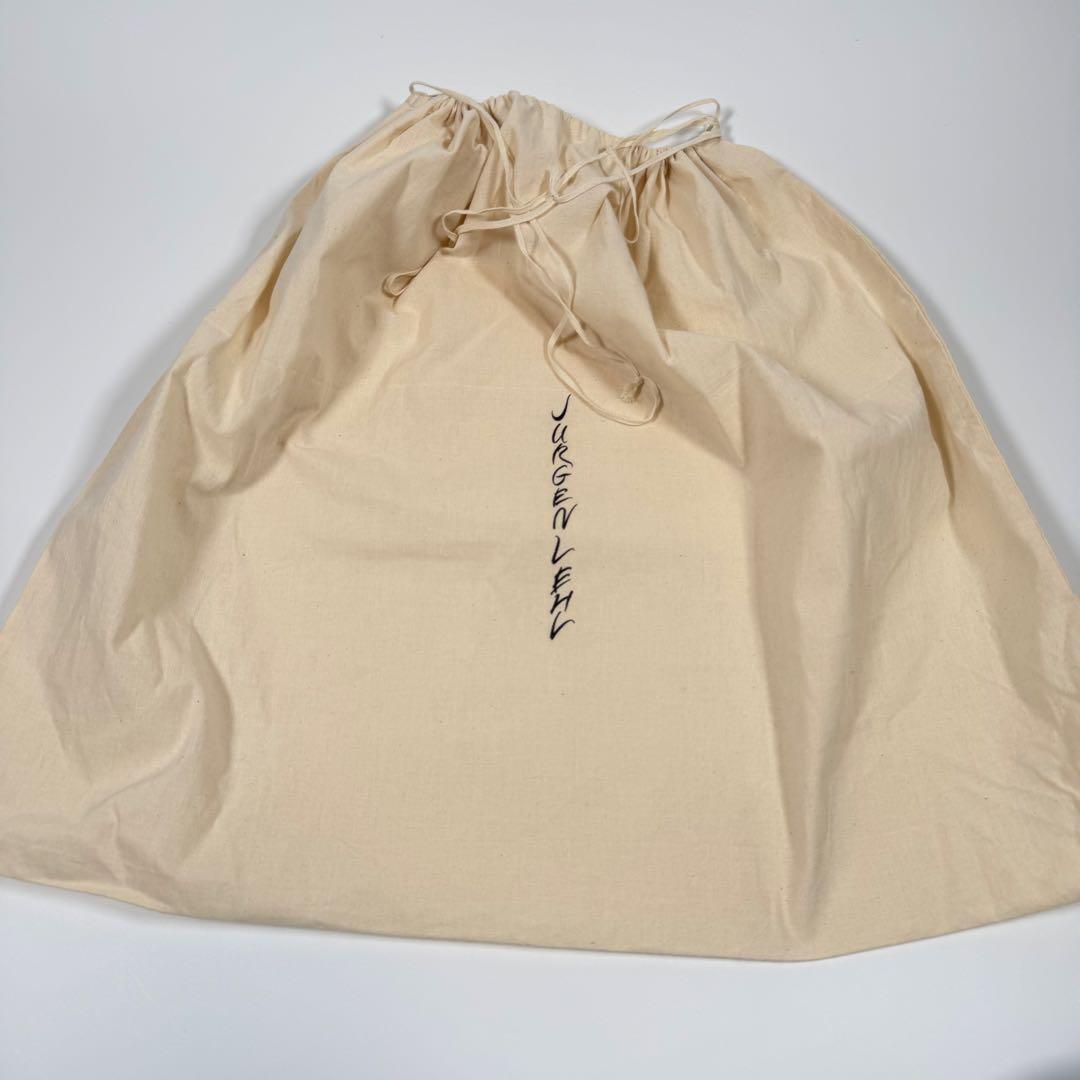 【未使用に近い】ヨーガンレール　トートバッグ　シワ加工　馬革　アイボリー