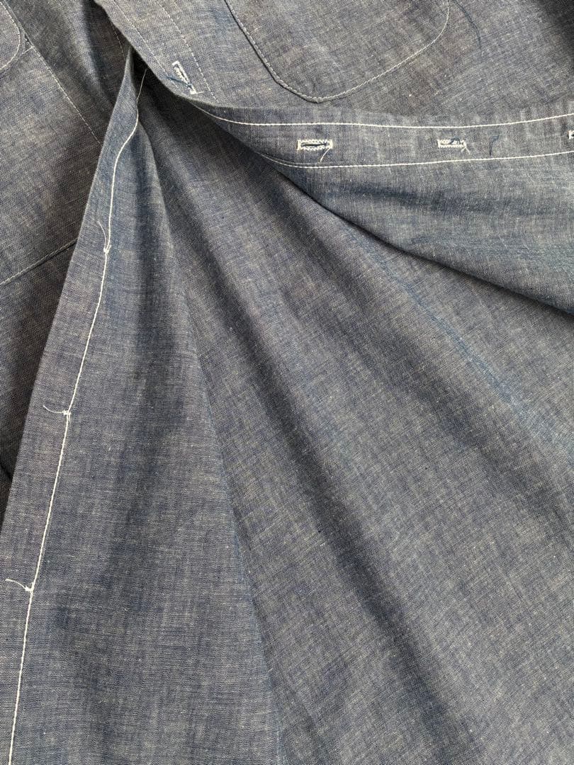 ビンテージ USA製 3XL FIVE BROTHER シャンブレーシャツ