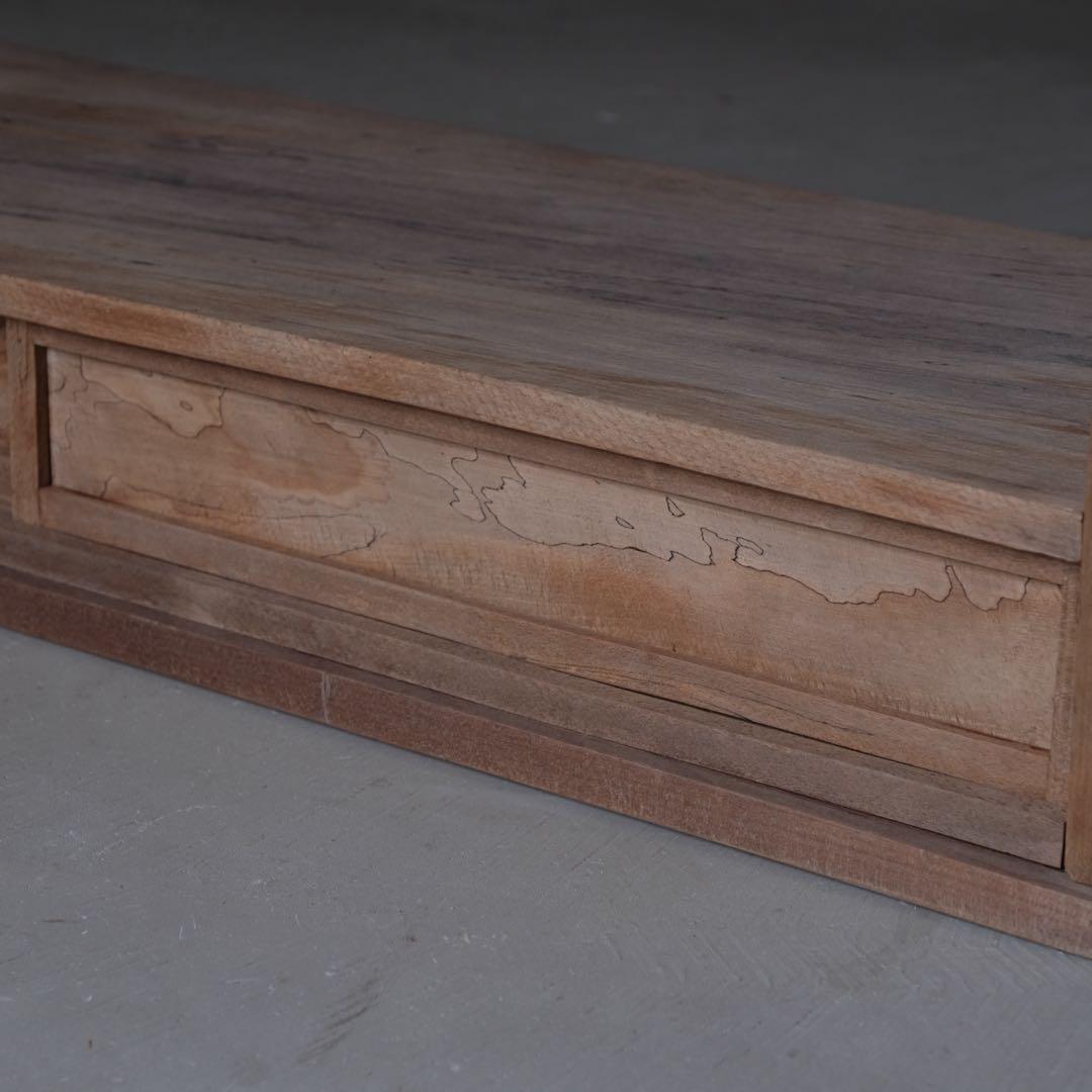 樫材 古い置床　展示台 ローボード 古家具 古道具 アンティーク ヴィンテージ