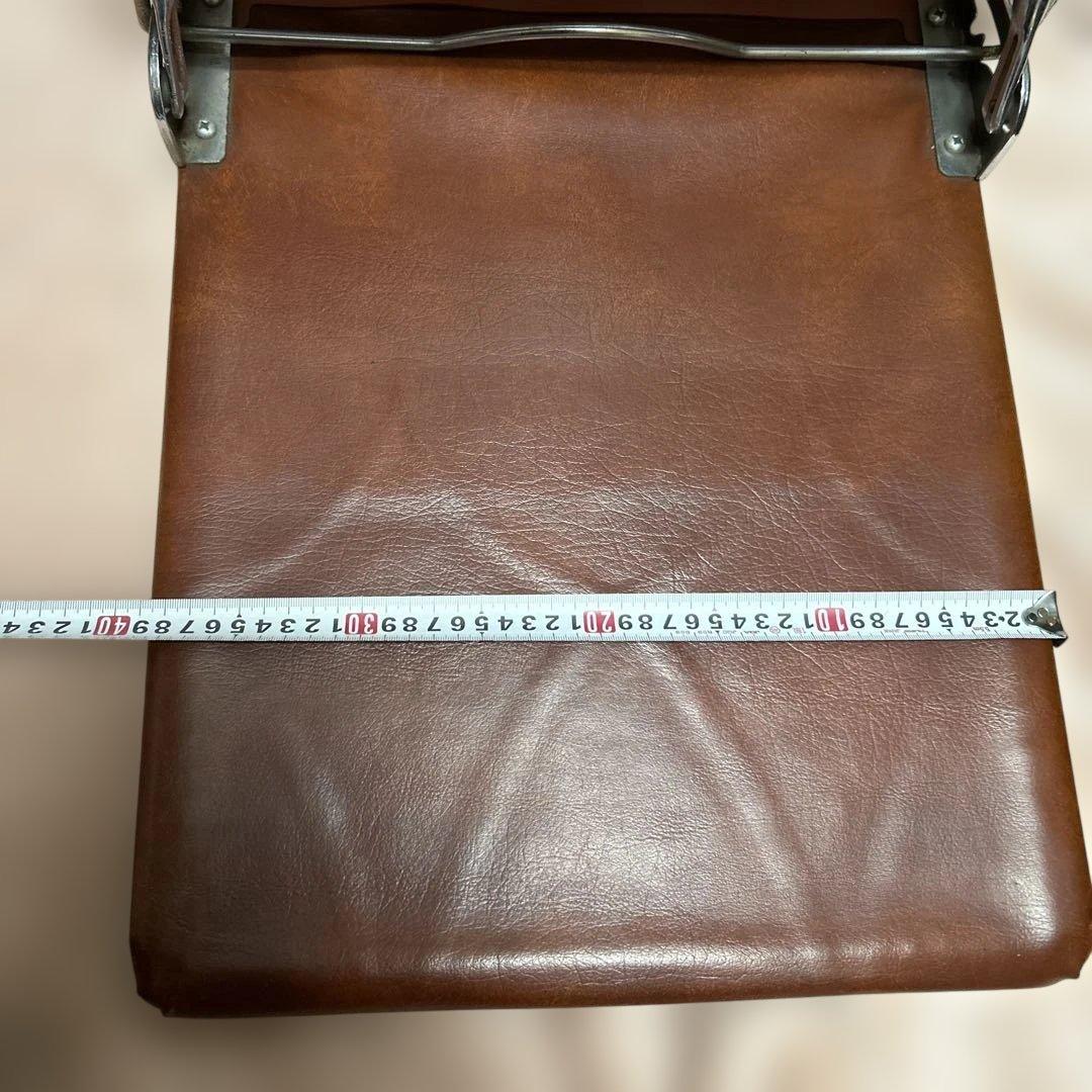 ② 座椅子 折りたたみ 3段階 昭和レトロ 昭和 レトロ 当時もの 2個セット