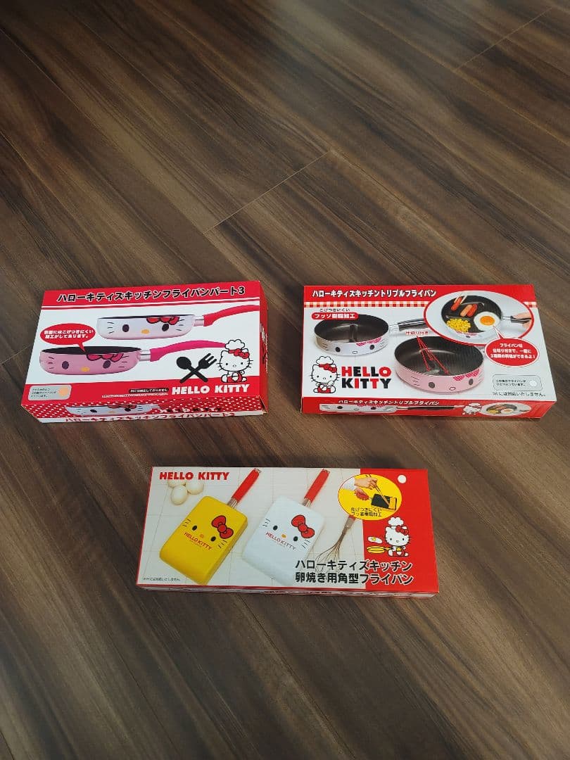 HELLO KITTY キッチンフライパン 3点セット 新品未使用品