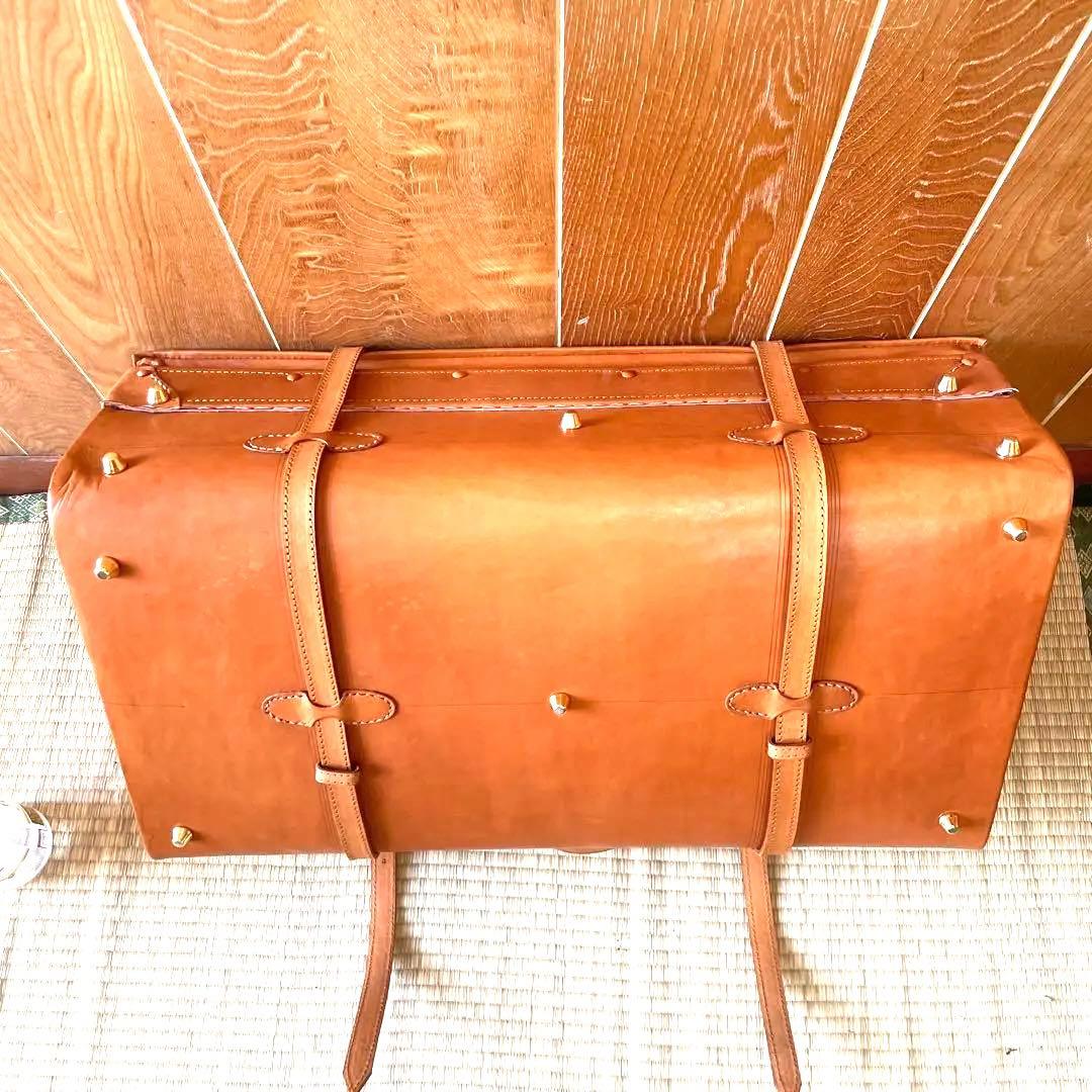 Leaves リーブス ユーラシア トランクキャリーケース 本革　ヌメ革