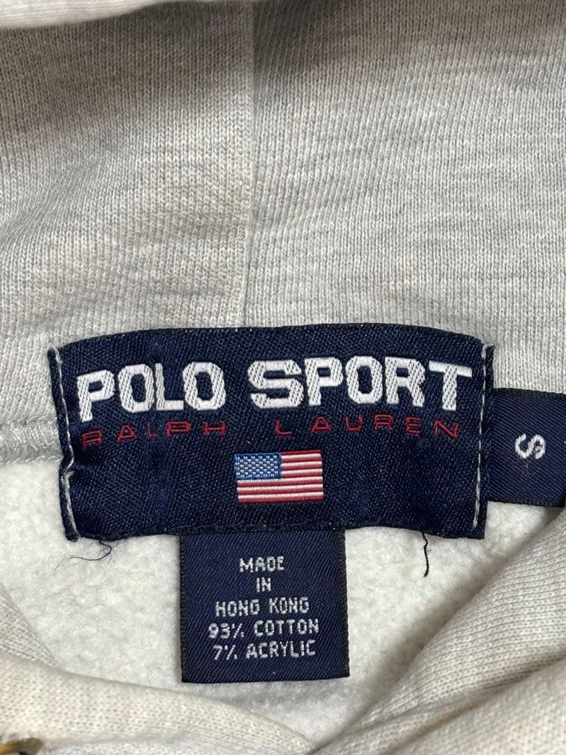 POLO SPORT グレー パーカー S
