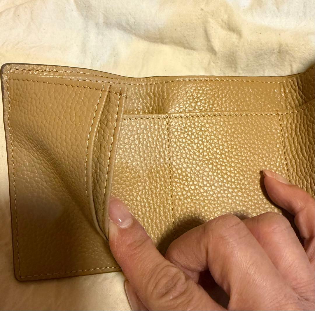 新品、未使用 TOV MINI WALLET ブラウン