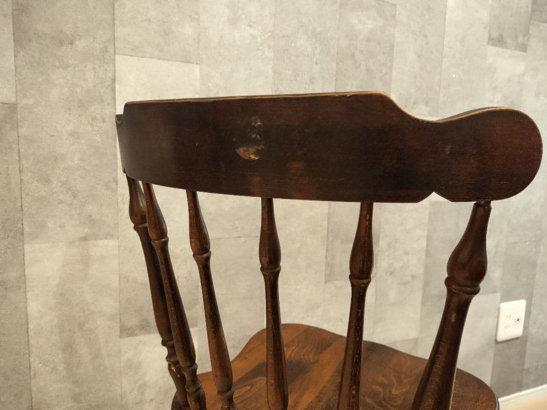 飛騨産業 キツツキマーク ウィンザーチェア アンティーク ヴィンテージチェア　①