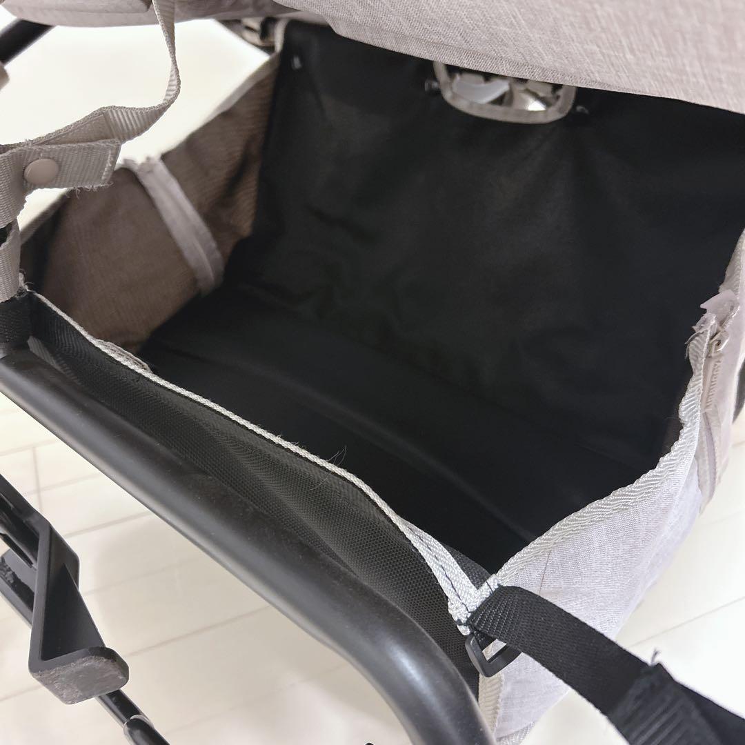 エアバギー ココダブルEXフロムバース レインカバー 空気入れ付