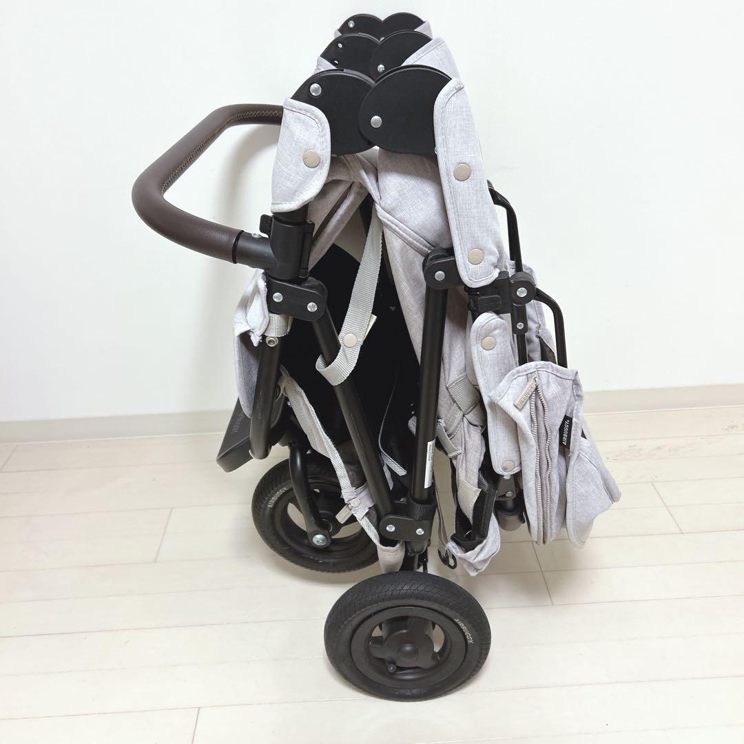 エアバギー ココダブルEXフロムバース レインカバー 空気入れ付