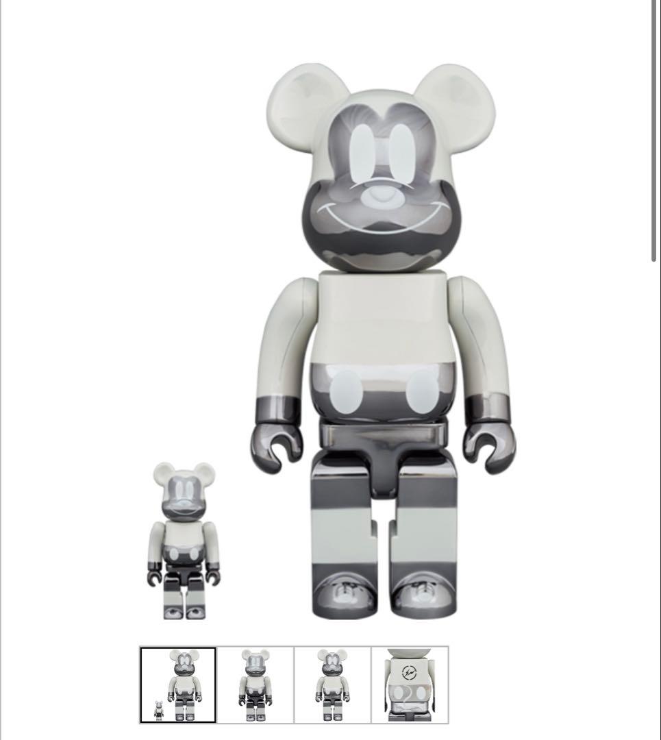 メディコムトイ　ベアブリック　フラグメントデザイン　ミッキーマウス　400%