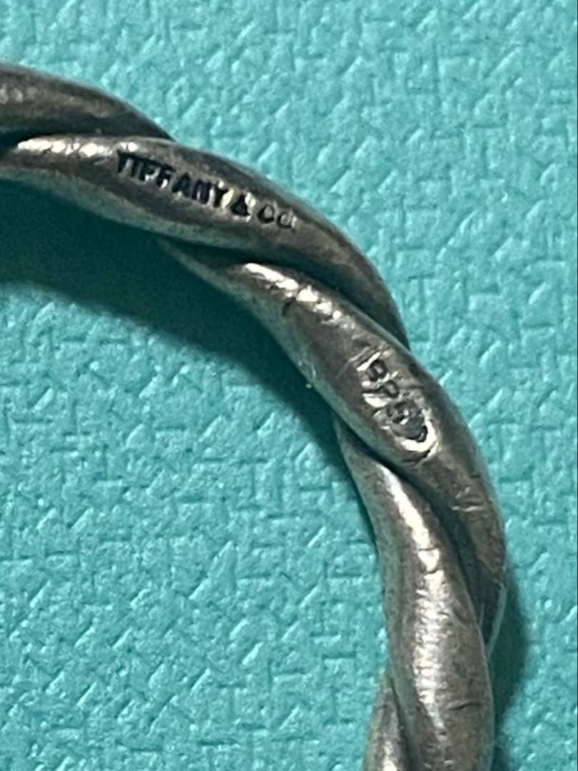 Tiffany ツイスト ロープ キーリング シルバー 925
