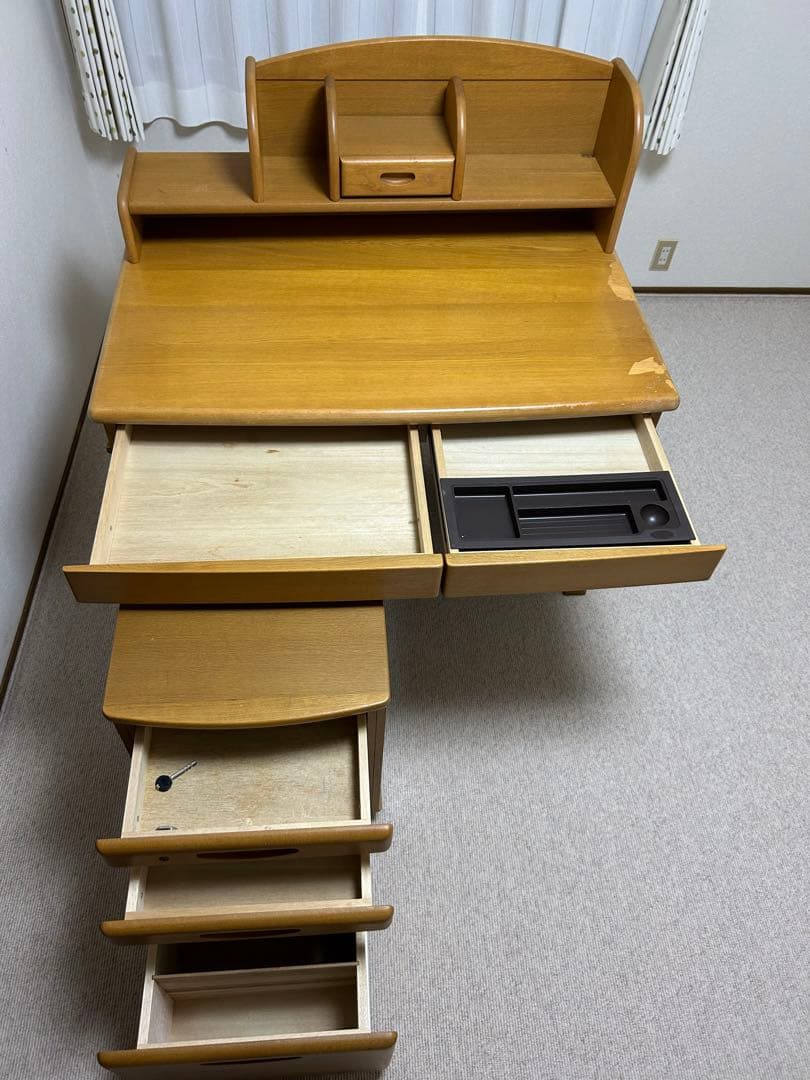 浜本工芸 学習机 3点同時購入品『机本体のみ』