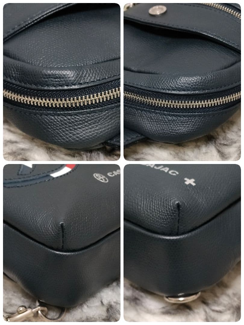 カステルバジャック ボディバッグ ブラック CASTELBAJAC バッグ黒ロゴ