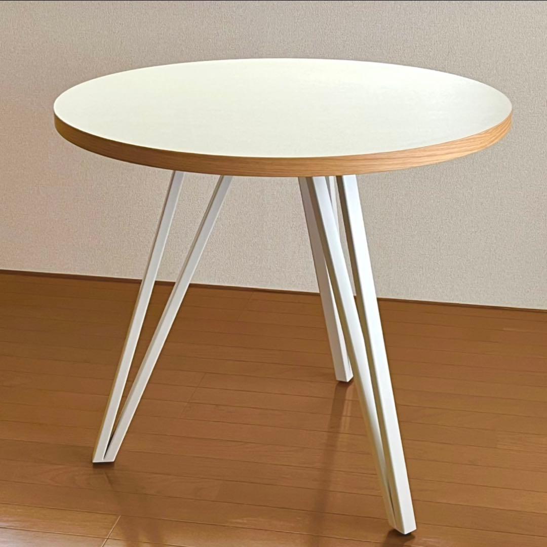 kanademono ラウンドテーブル　リノリウム　直径80㎝