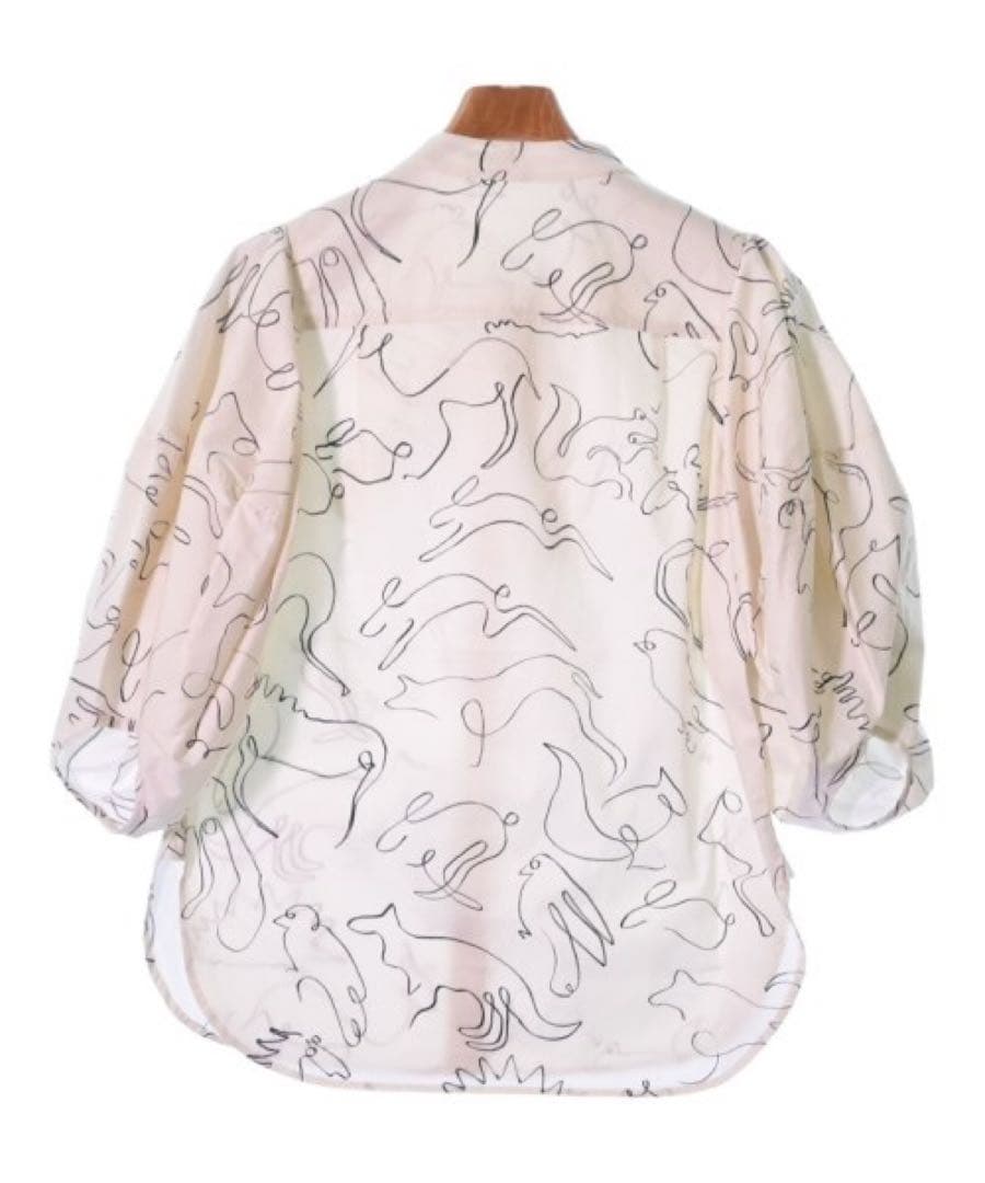 13万円ステラマッカートニー Doodle-Printパフスリーブブラウス新品