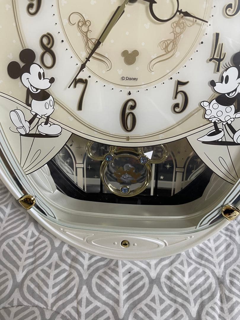 Disney ディズニー　壁掛け時計　セイコークロック　電波時計　メロディ付き