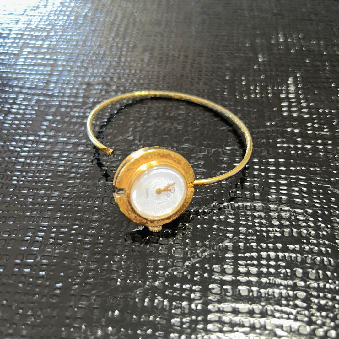 【GUCCI】グッチ　チェンジベゼル　ゴールドウォッチ　ブレスレットヴィンテージ