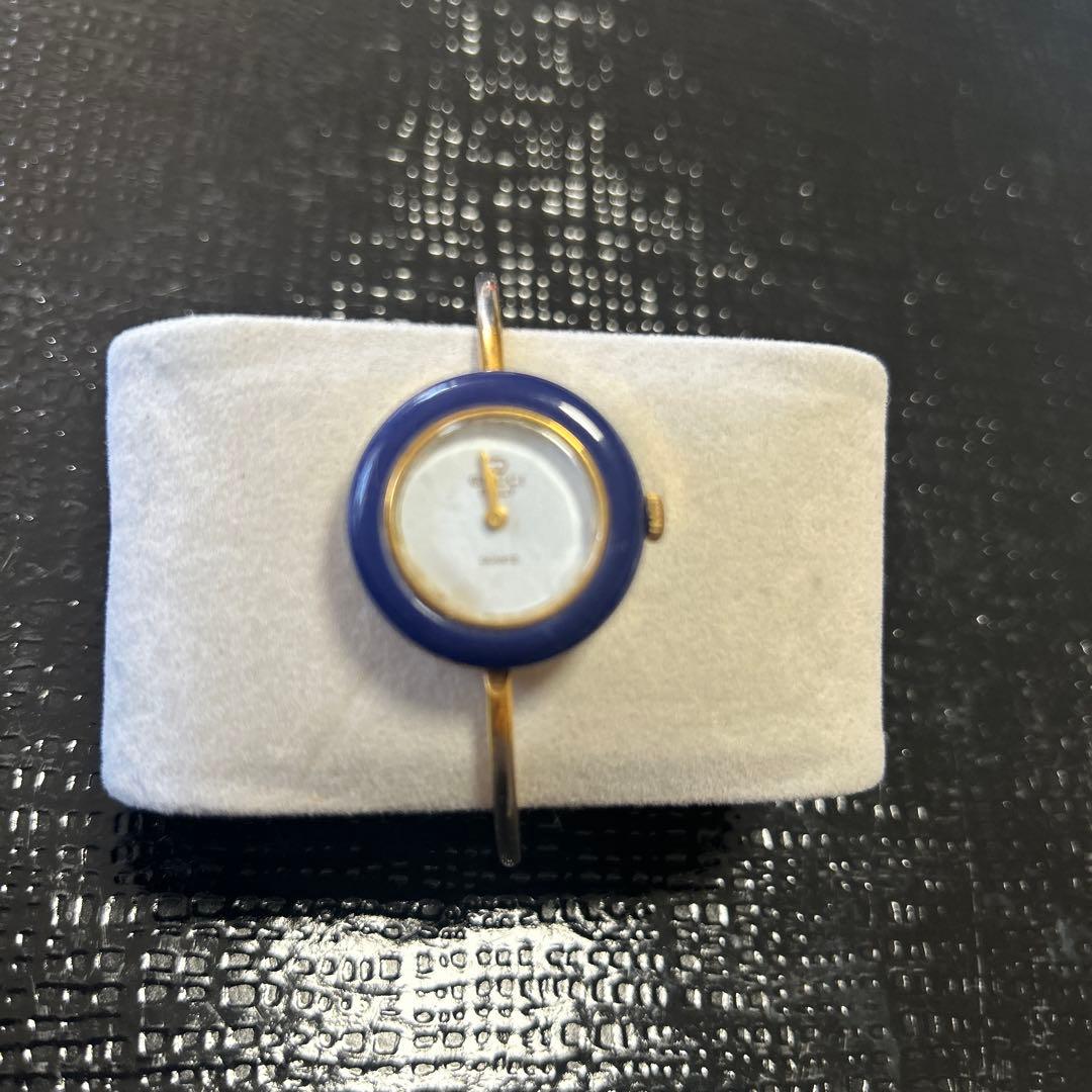 【GUCCI】グッチ　チェンジベゼル　ゴールドウォッチ　ブレスレットヴィンテージ