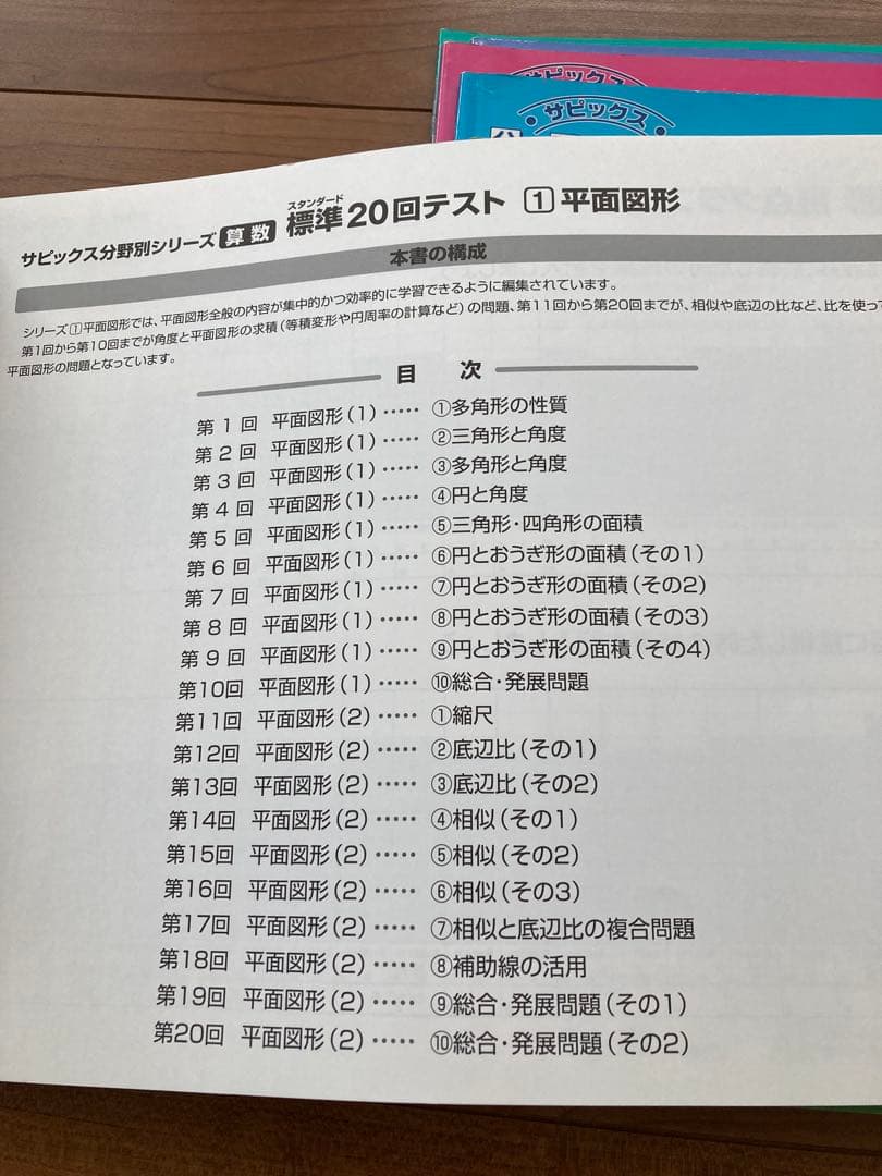 【新品・未記入】サピックス　標準スタンダード7冊セット