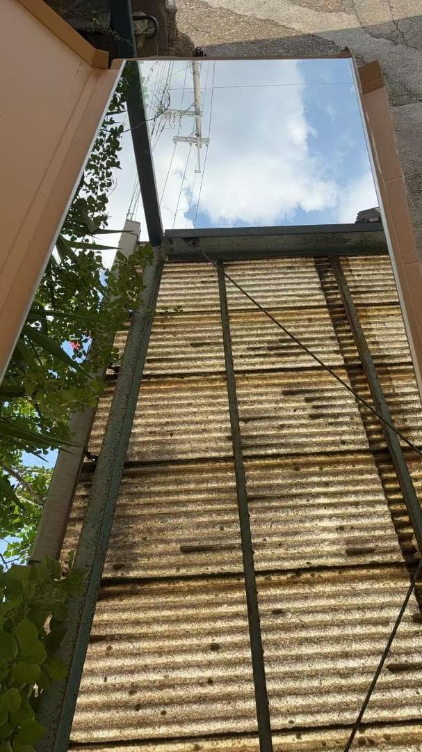 【中古】スタンドミラー 壁掛け 割れない鏡 幅60cmx160cm 銀色 3番